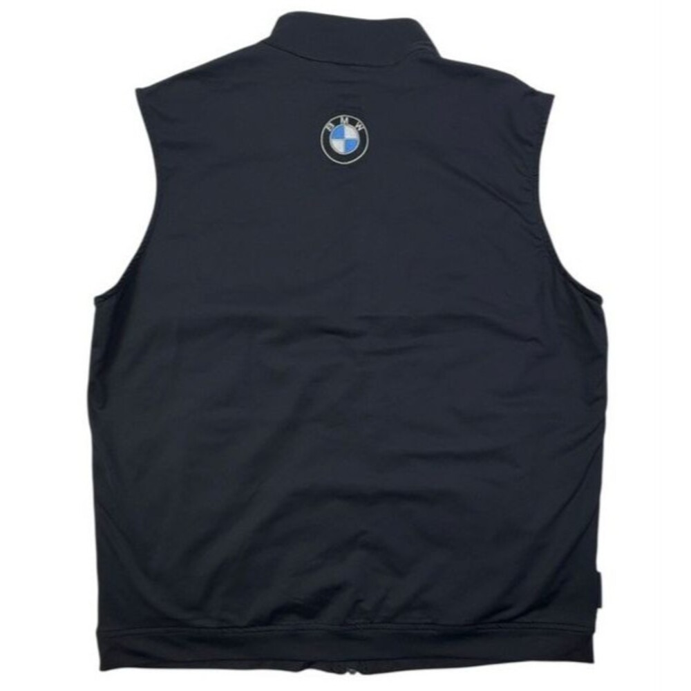 OOBE BMW Authentic Goods Corporate Golf Hybrid Stretch Vest Black Full Zip M